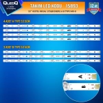 Takım Led-93 (4xa-3xb) 55 Vestel Regal 17dlb55ner1 A B Type 55fx660ua 55ub5051 55uhl900 55r6020u 55uhd292p