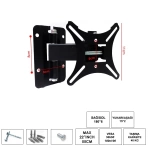 Ufıx-22kh Lcd Askı Aparatı Hareketli Tek Kol 22 İnç 55cm