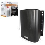 Westa Ws-5Tb Sütun Hoparlör 13Cm 120 Watt Trafolu Siyah 2 Adet