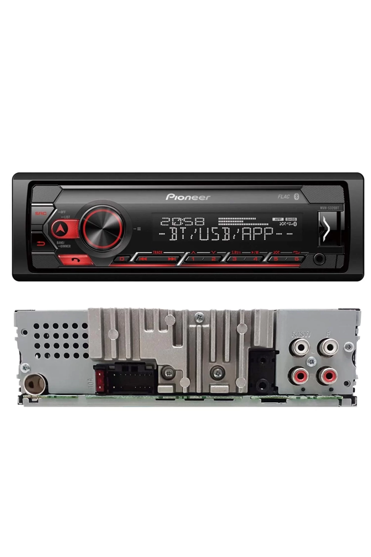 Pıoneer Mvh-s320bt Oto Teyp 4x50 Watt Bluetooth Usb Fm Aux