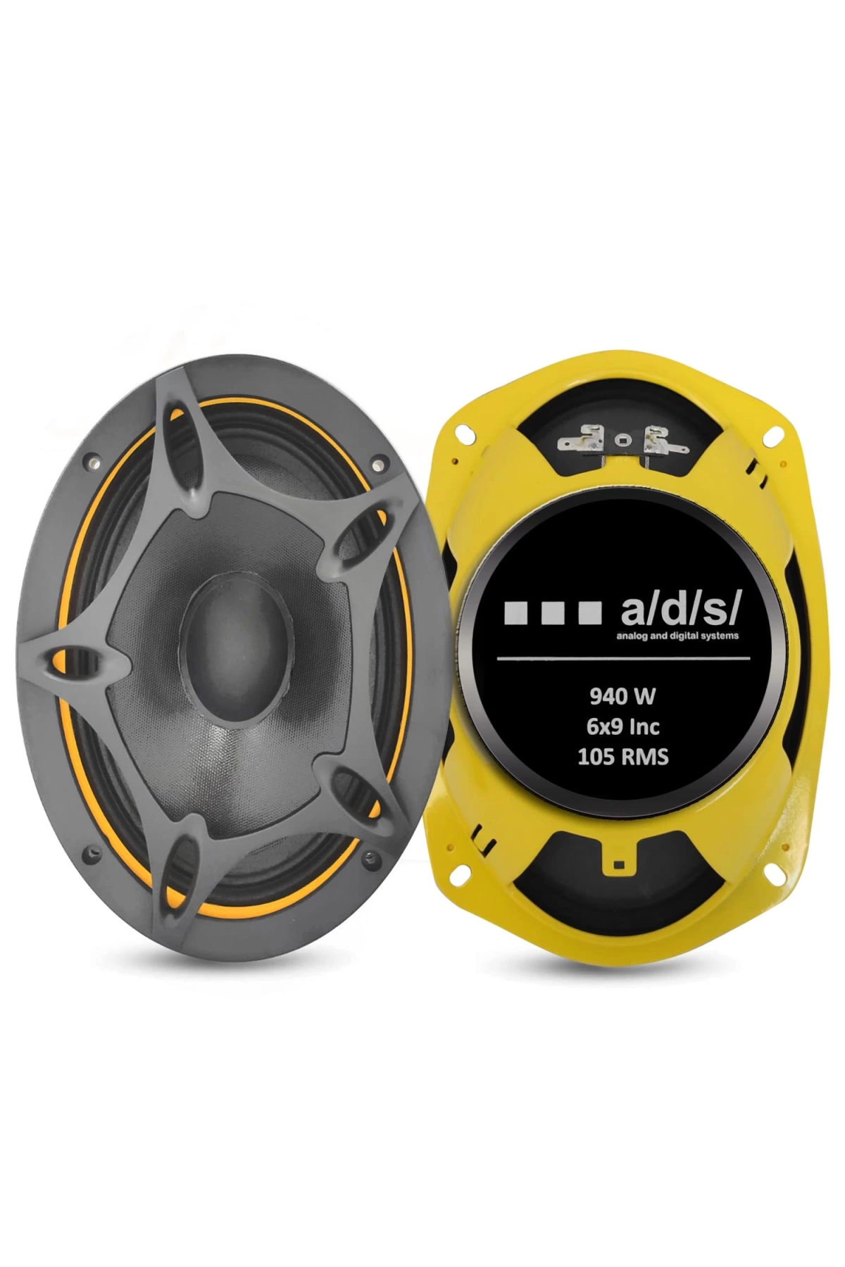 Ads Ad-69 Oto Midrange Oval 6x9 İnç 940 Watt Kapaklı 2 Adet