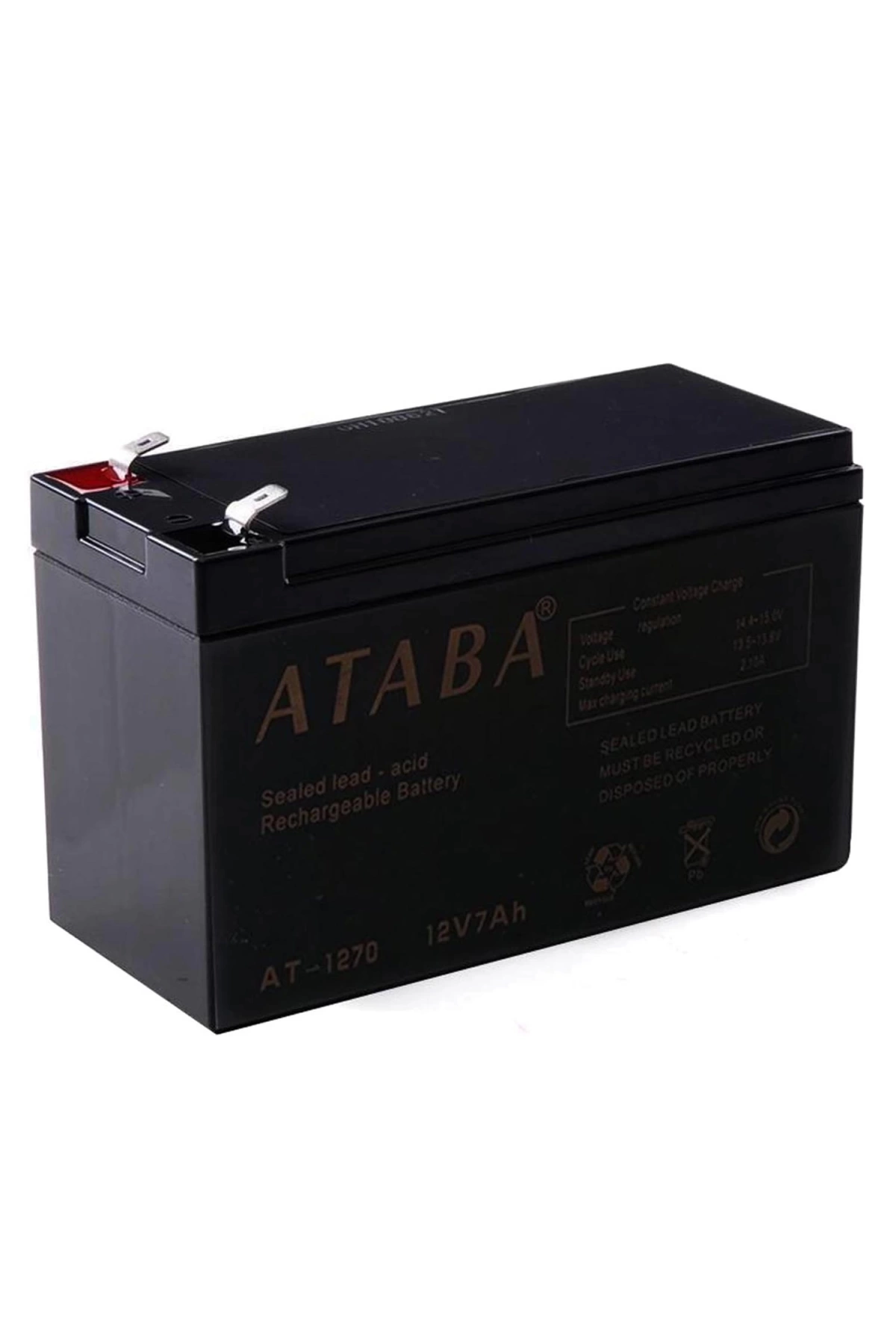 Ataba At-1270 Kuru Akü 12v 7ah (15x9.5x6cm)