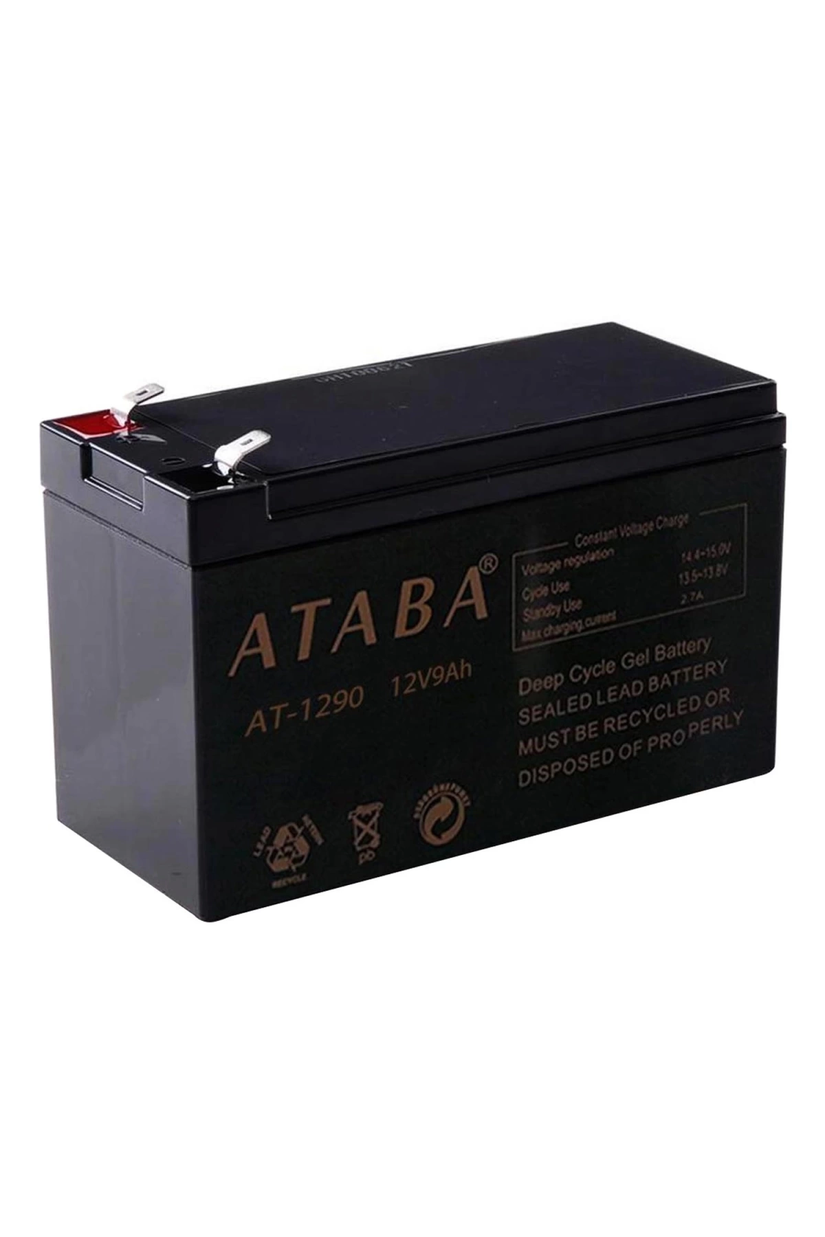 ATABA AT-1290 Kuru Akü 12V 9Ah (15X9X6cm)