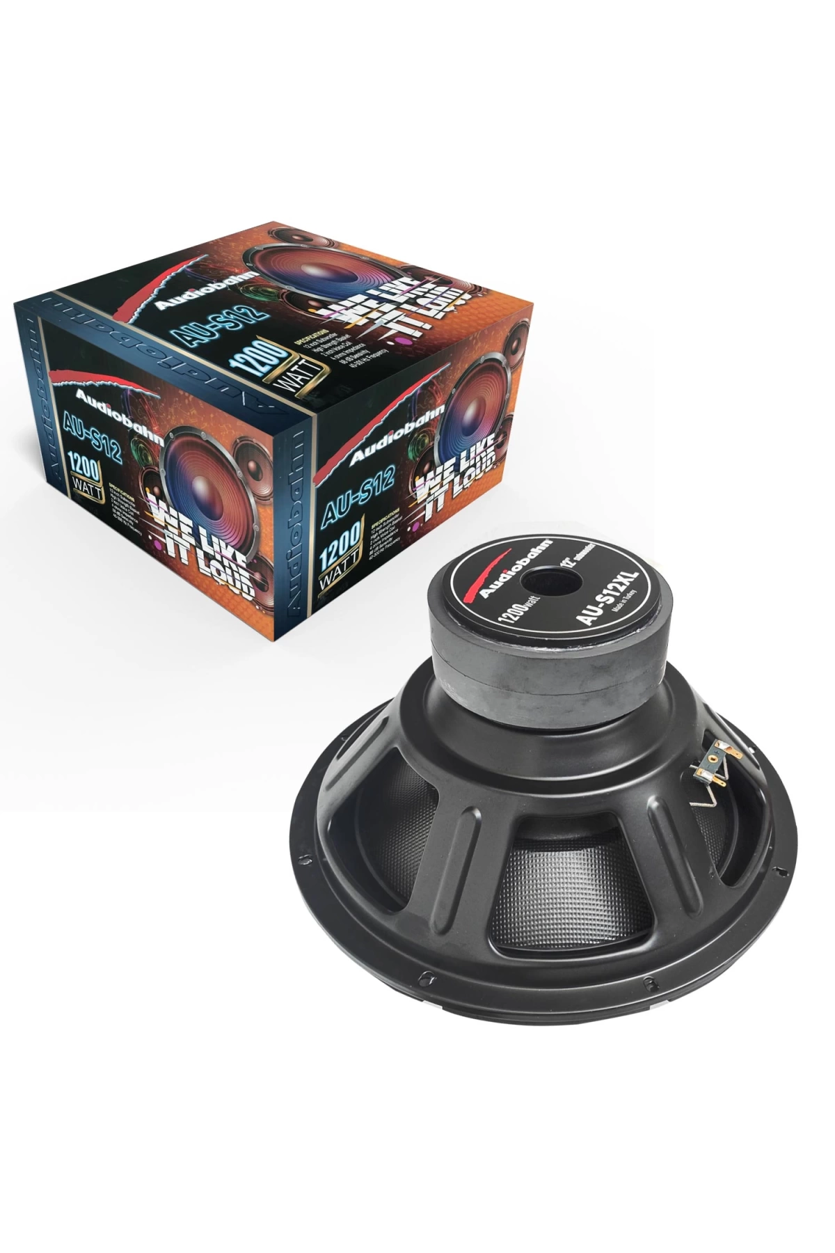 Audıobahn Au-s12 Oto Bass Subwoofer 30cm 1200 Watt 1 Adet