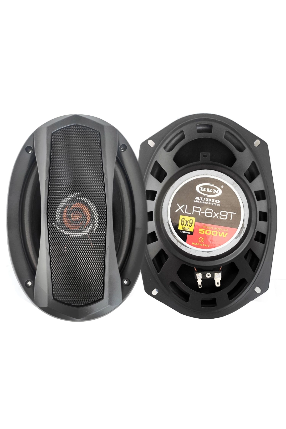 Ben Audıo Xlr-6x9t Oto Hoparlör Oval 6x9 İnç 500 Watt Tweeterli Kapaklı 2 Adet