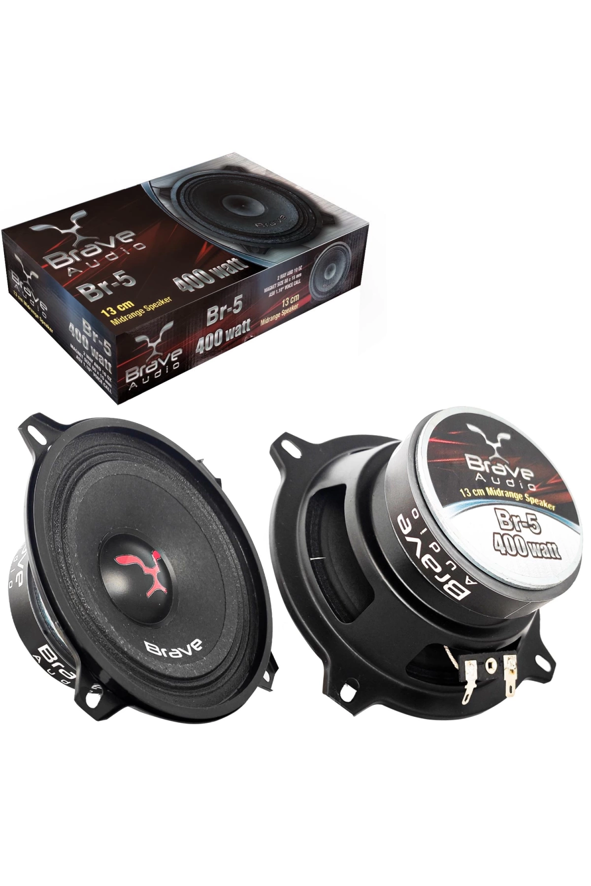 Brave Br-5 Oto Midrange 13cm 400 Watt 2 Adet