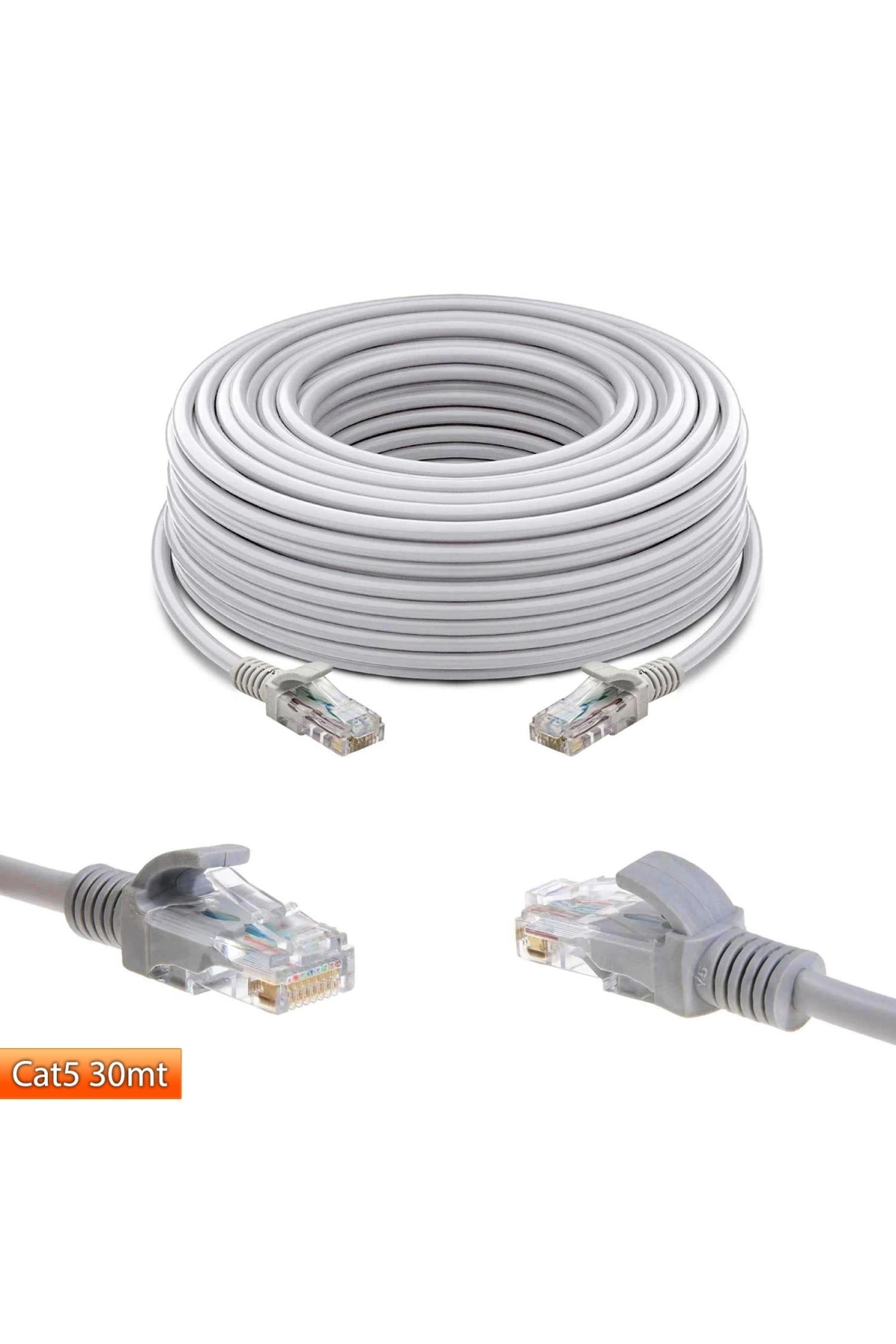 Cat5 Patch Network Ethernet Kablo 30 Metre