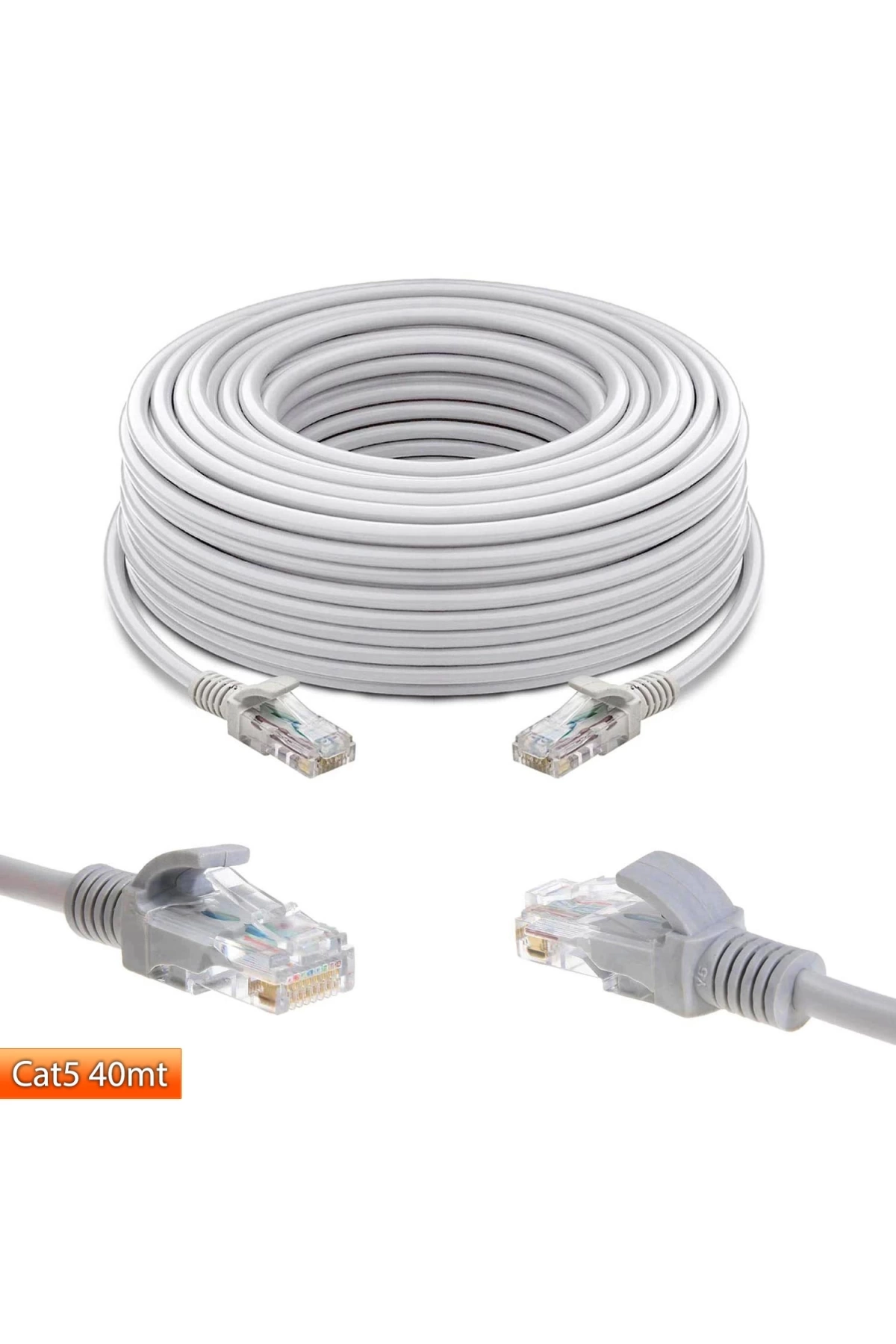 Cat5 Patch Network Ethernet Kablo 40 Metre