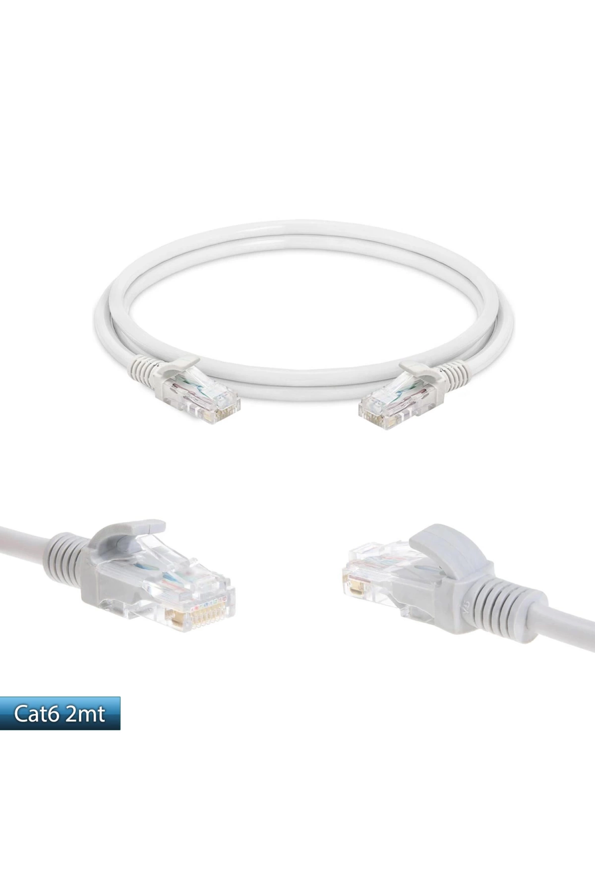 Cat6 Patch Network Ethernet Kablo 2 Metre