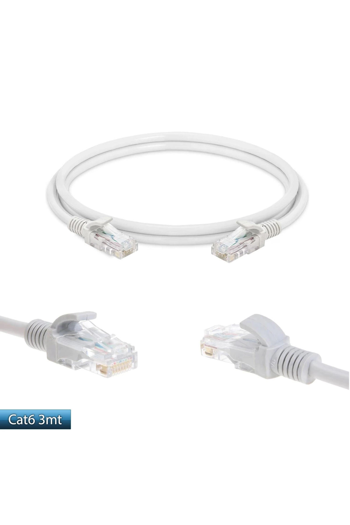 Cat6 Patch Network Ethernet Kablo 3 Metre