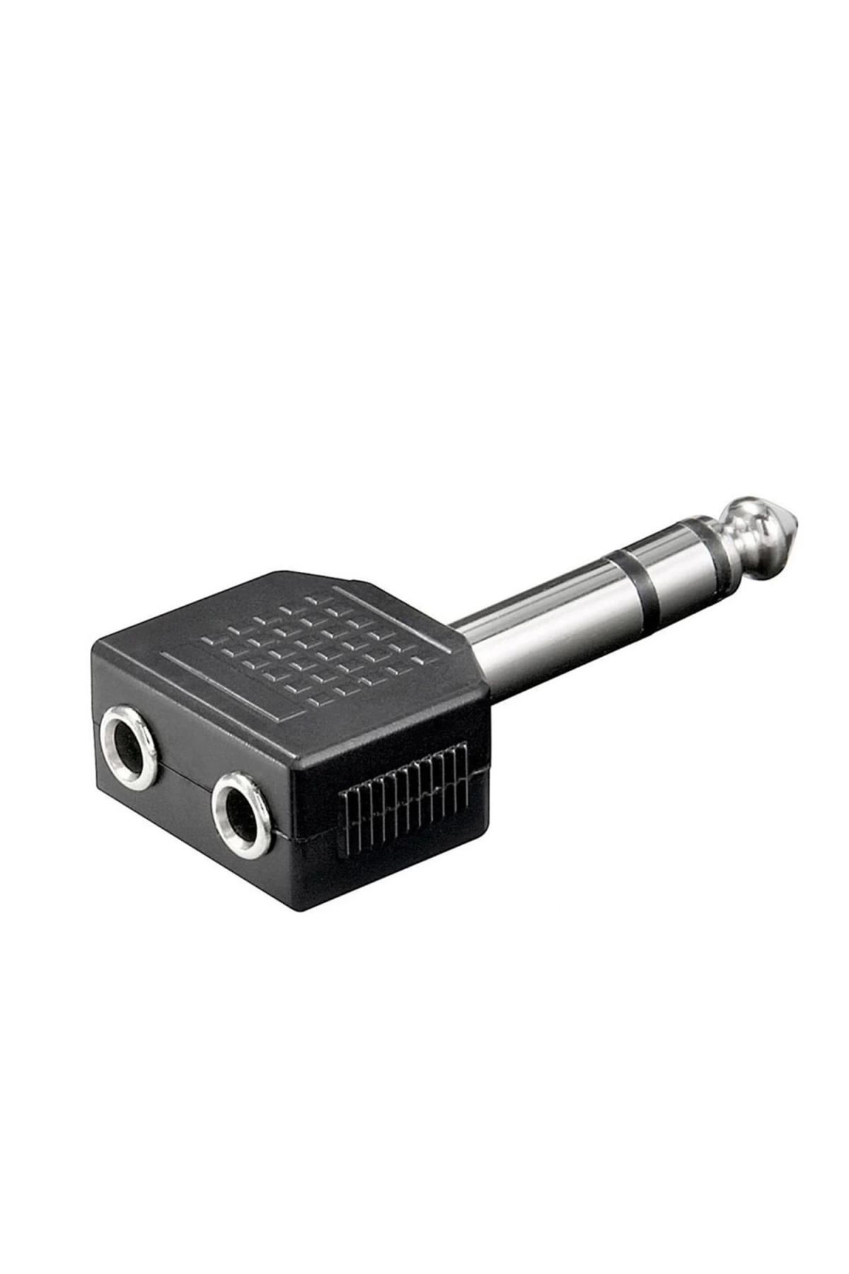 Çevirici Jack 6.3mm Stereo Erkek 3.5mm 2 Dişi