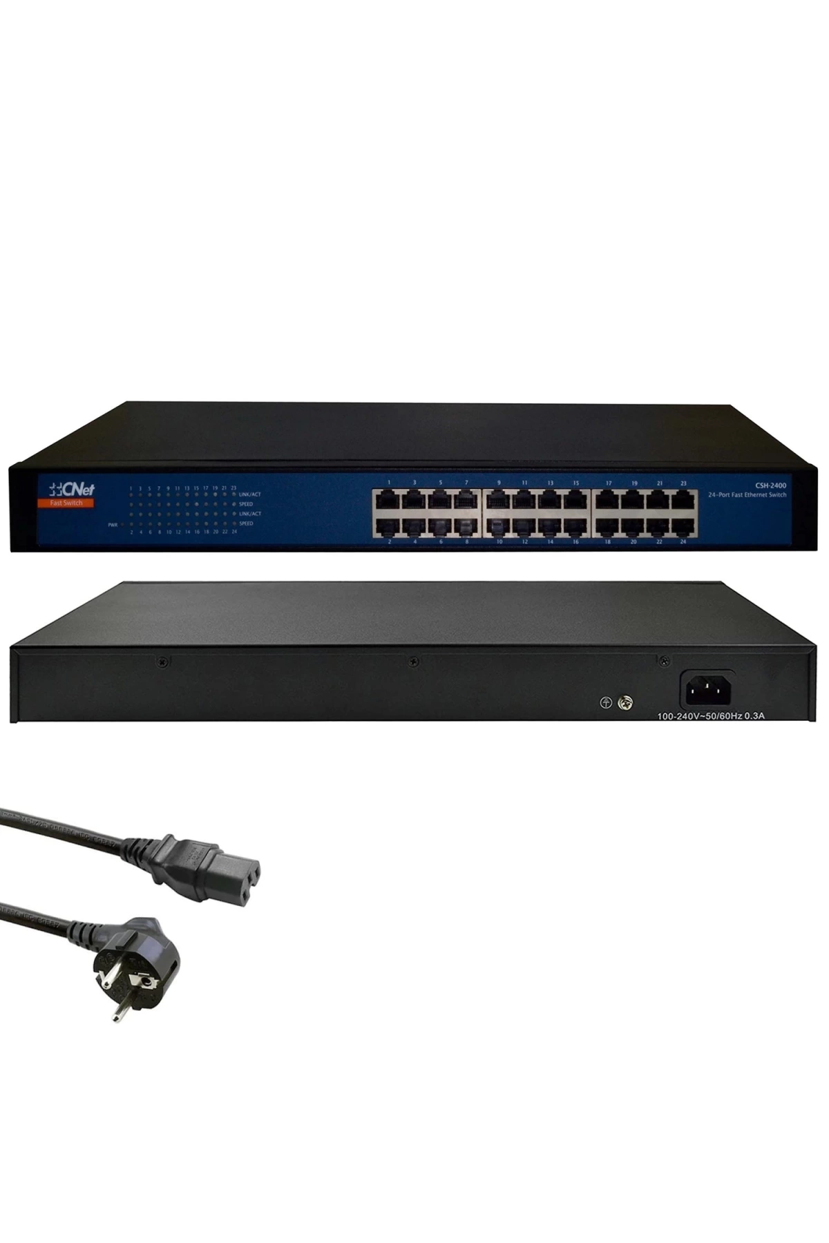 Cnet Csh-2400 Switch Hub 24 Port 10/100 Mbps