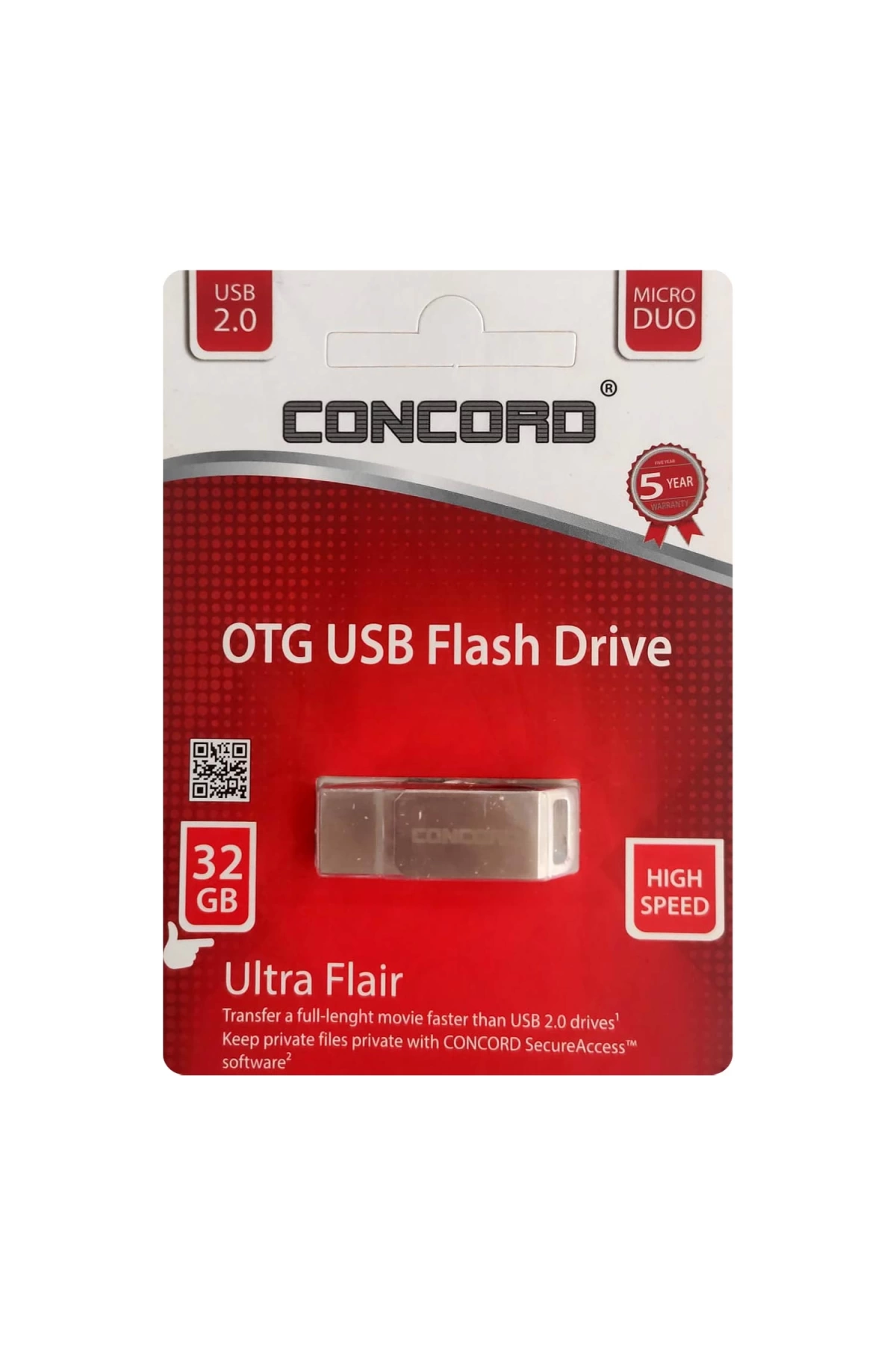 Concord C-otg32 Usb Flash Bellek Metal Mini 32gb Otg Micro