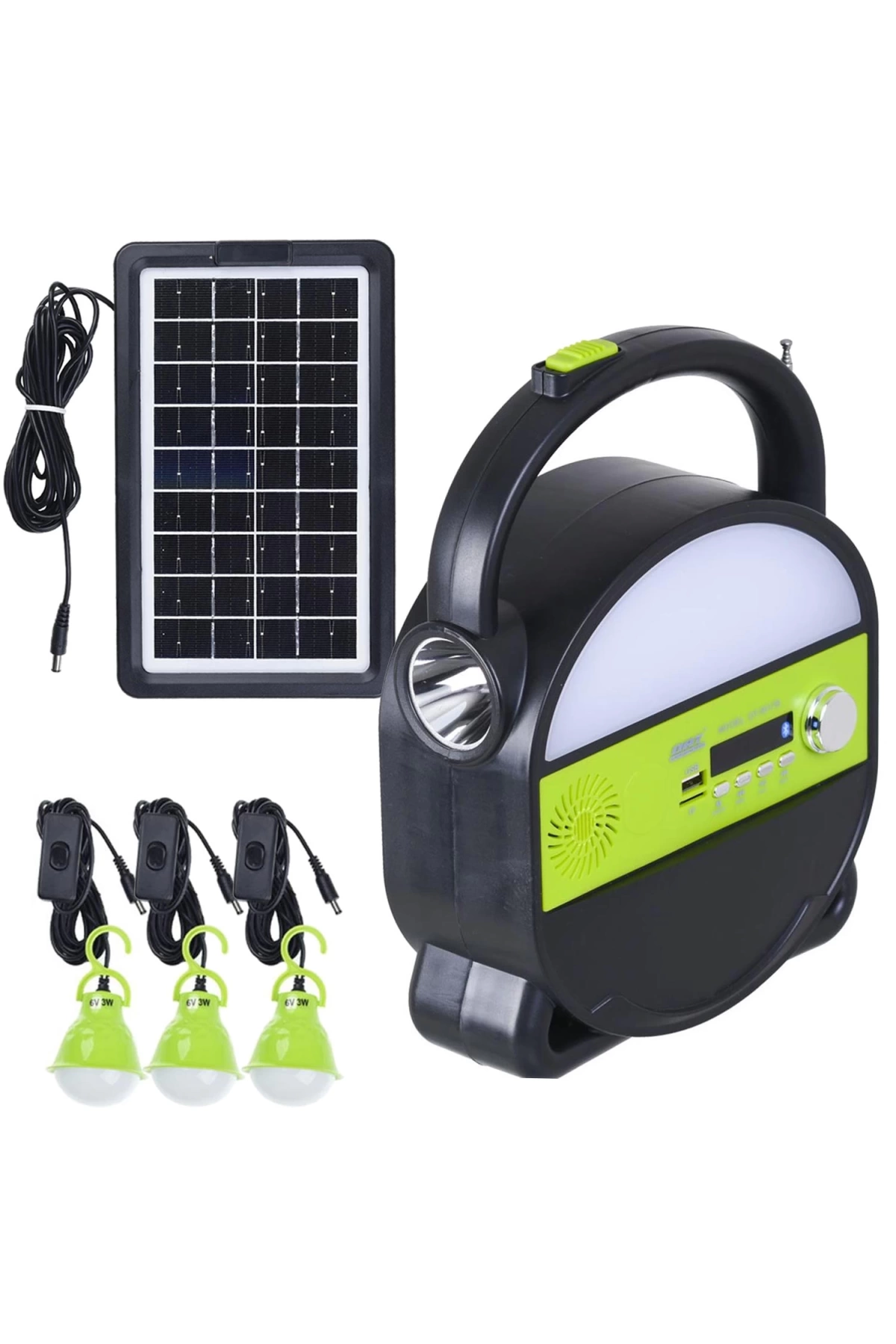 DAT DT-9017B Solar Kamp Lambası Acil Durum Işığı Şarjlı