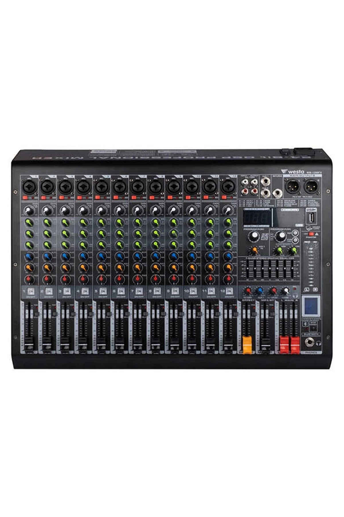 Westa Wm-1200fx Deck Mixer 12 Kanal Bluetooth Usb