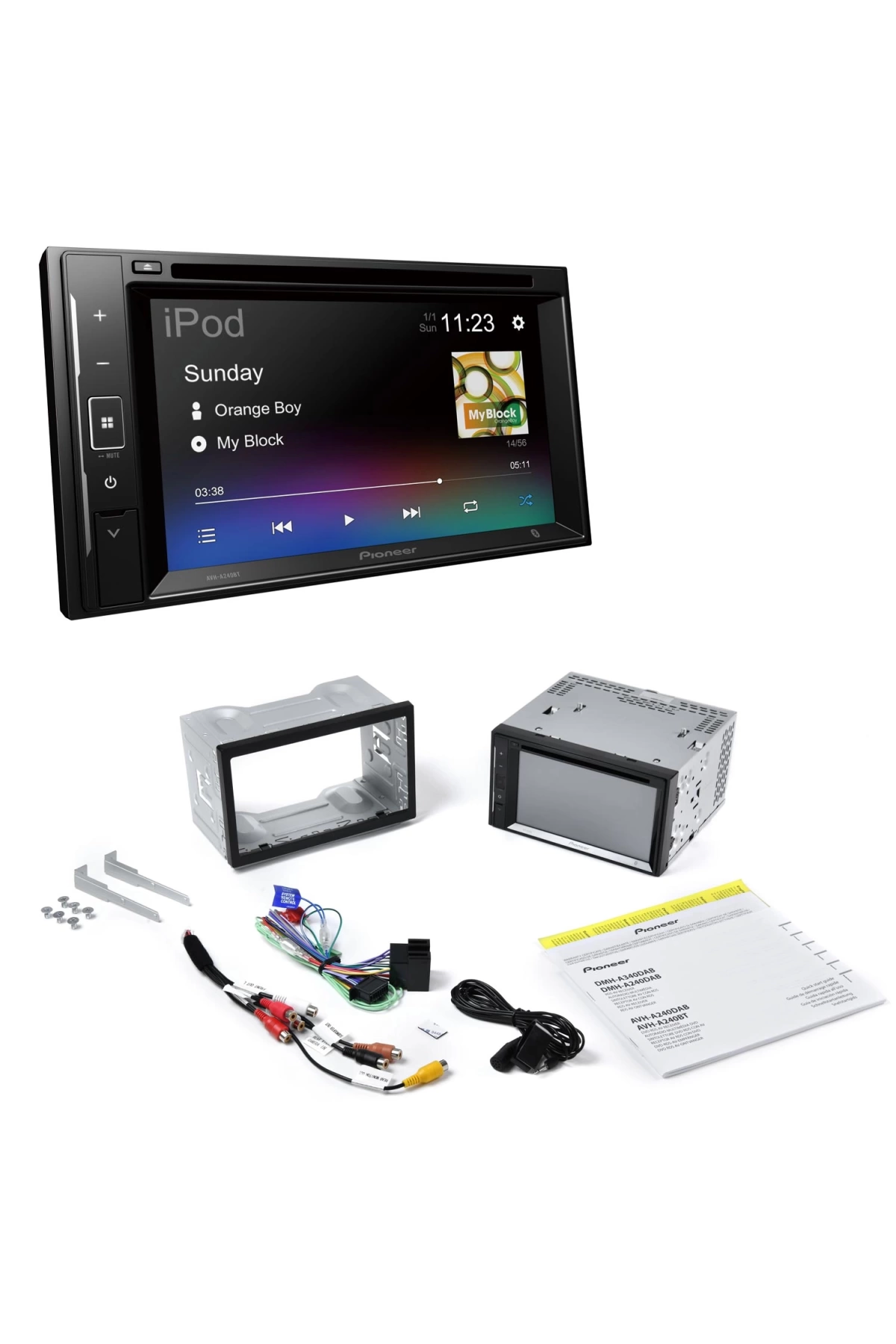 Pıoneer Avh-a240bt Android Double Teyp 6.2 İnç 4x50 Watt Cd Dvd Carplay