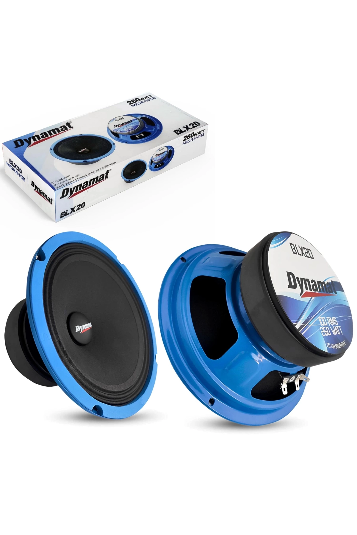 Dynamat Blx-20 Oto Midrange 20cm 260 Watt (100 Rms) 2 Adet