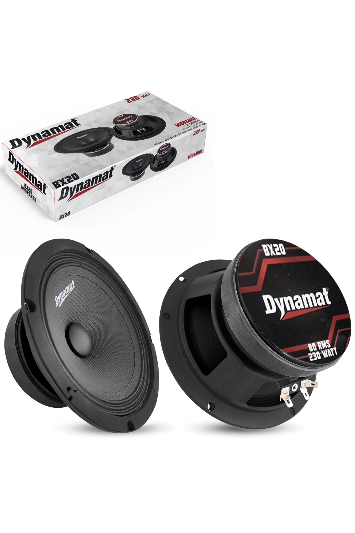 Dynamat Bx-20 Oto Midrange 20cm 230 Watt 2 Adet