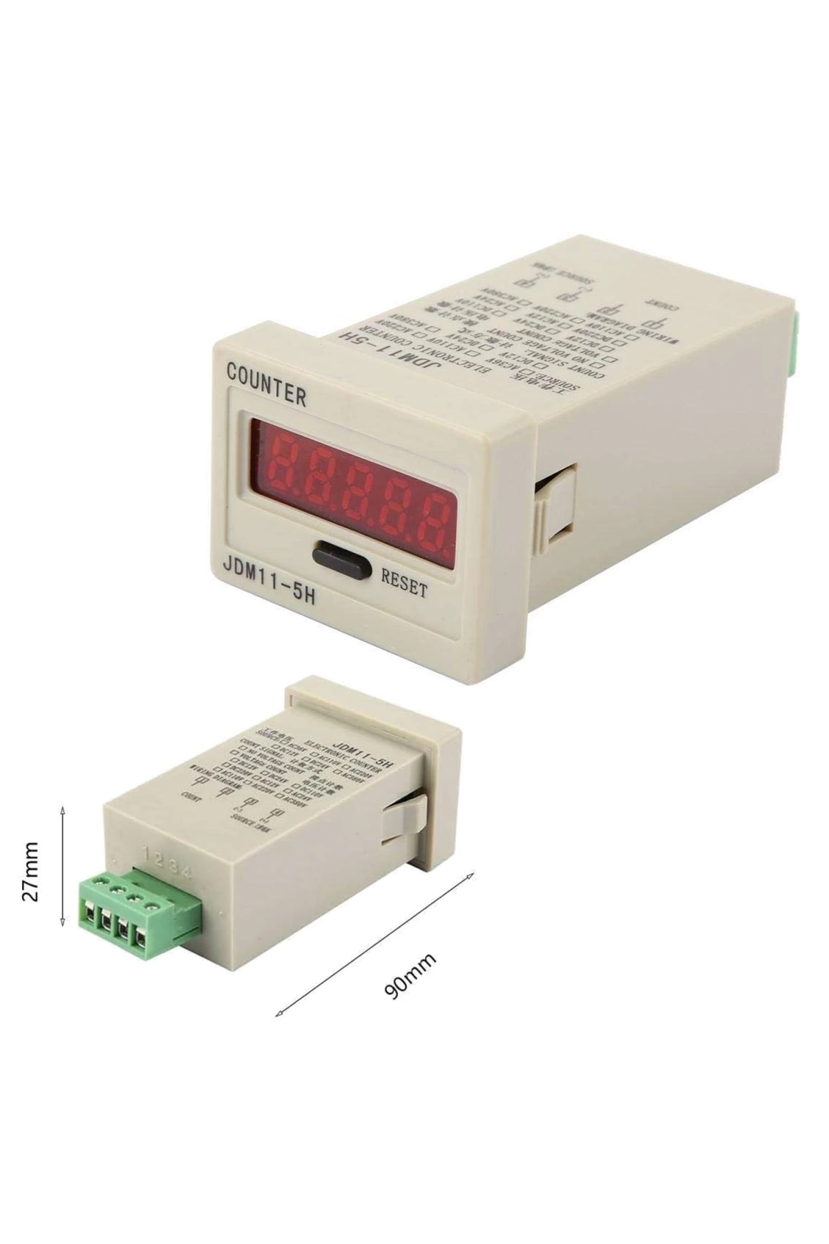 ELEKTRONİK COUNTER SAYAÇ RÖLESİ LCD DİJİTAL 12V JDM-11