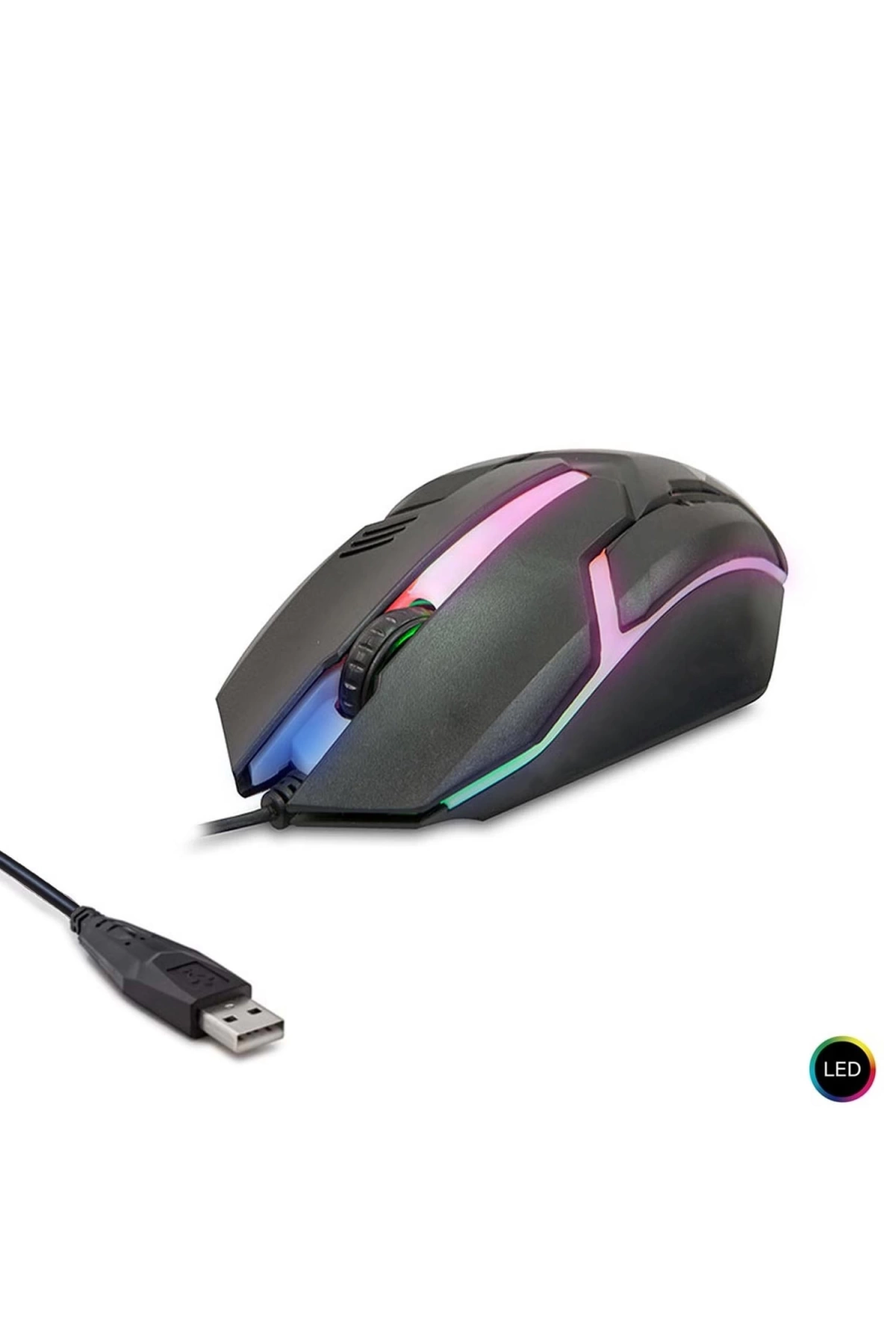 Espada 8733-3D Kablolu Oyuncu Mouse 1200 Dpi Ledli