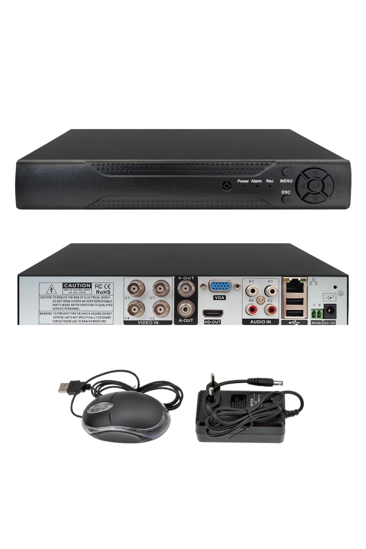 Espada Esp-5004 Ahd Dvr Kayıt Cihazı 4 Kanal 5Mp Xmeye Hibrit