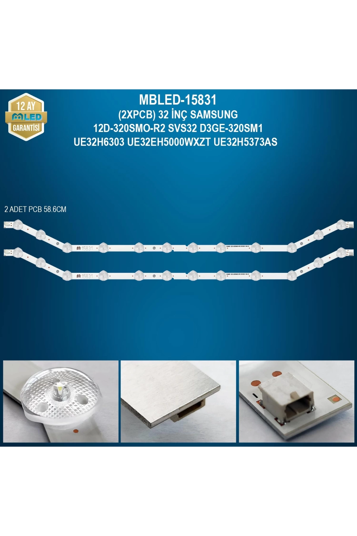 Espled (2Xpcb) 32 İnç Samsung 12D-320Smo-R2 Svs32 D3Ge-320Sm1 Ue32H6303 Ue32Eh5000Wxzt Ue32H5373As