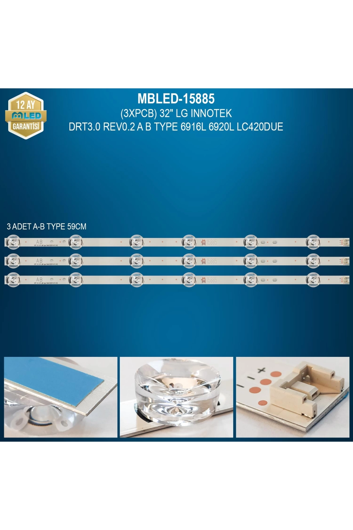 Espled (3Xpcb) 32 İnç Lg İnnotek Drt3.0 Rev0.2 6916L 6920L Lc420Due 32Ls53A