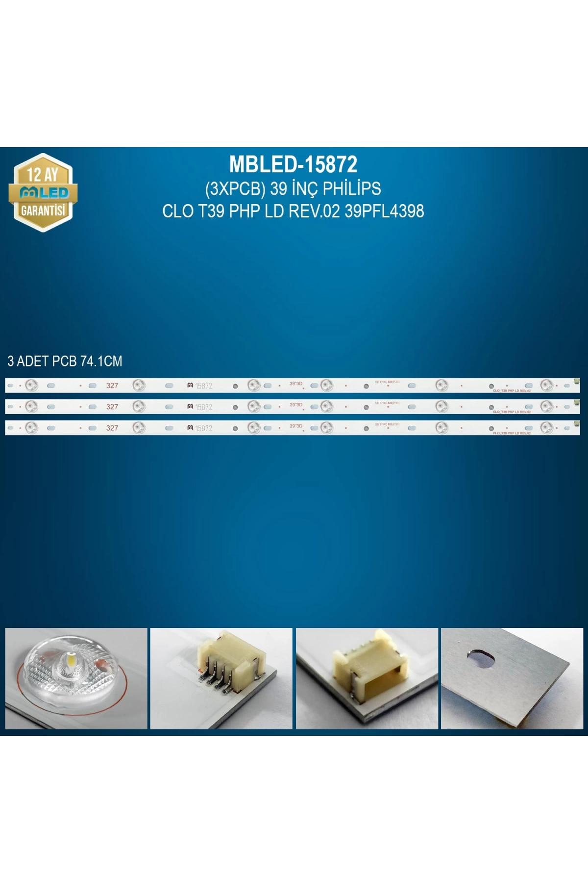 Espled (3Xpcb) 39 İnç Philips Clo T39 Php Ls Rev.02 39Pfl4398