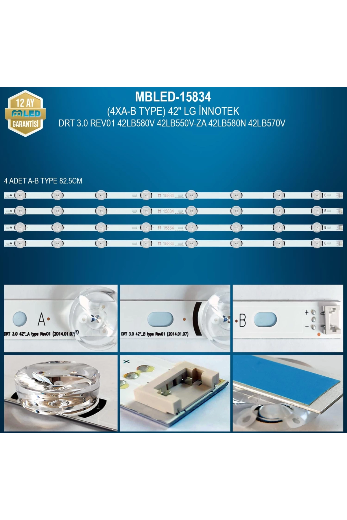 Espled (4Xa-B Type) 42 İnç Lg İnnotek Drt 3.0 Rev01 42Lb580V 42Lb550V-Za 42Lb580N 42Lb570V