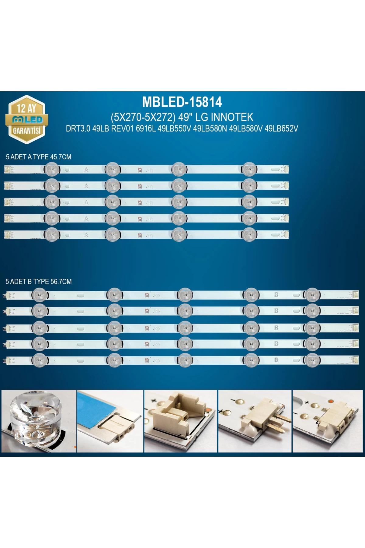 Espled (5X270-5X272) 49 İnç Lg İnnotek Drt3.0 49Lb Rev01 6916L 49Lb550V 49Lb580N 49Lb580V 49Lb652V