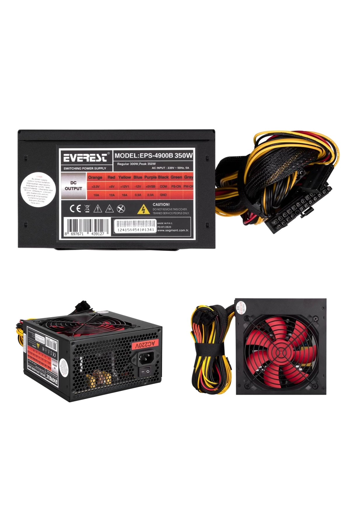 Everest Eps-4900B Power Supply 350 Watt