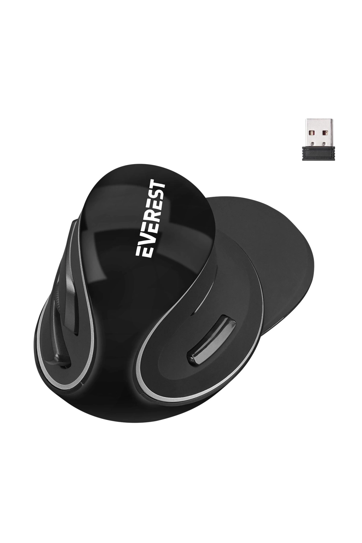 EVEREST SM-G618 EXCEED Kablosuz Mouse 125Hz 1600 Dpi Dikey Ergonomik 6 Tuşlu