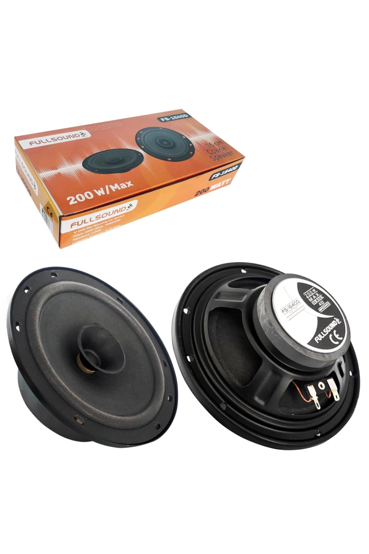 Fullsound Fs-1640d Oto Hoparlör 16cm 200 Watt 2 Adet