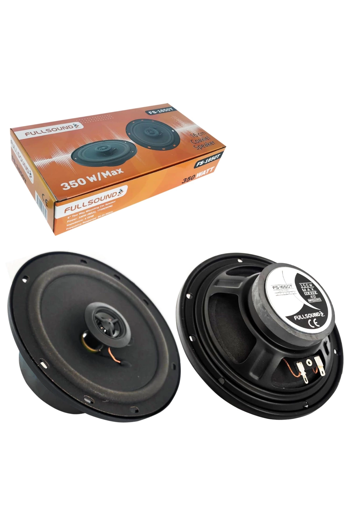 Fullsound Fs-1650t Oto Hoparlör 16cm 350 Watt Tweeterli 2 Adet