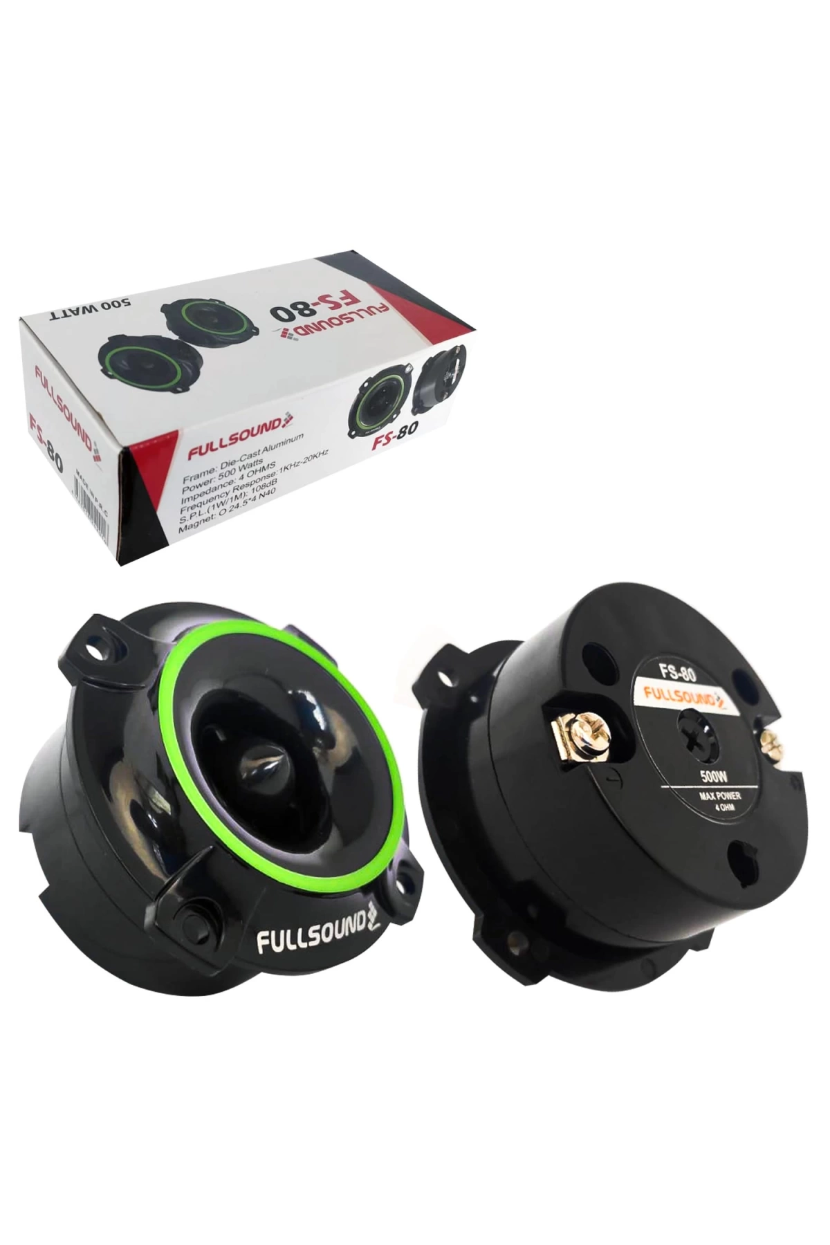 Fullsound Fs-80 Tweeter 8cm 500 Watt 2 Adet