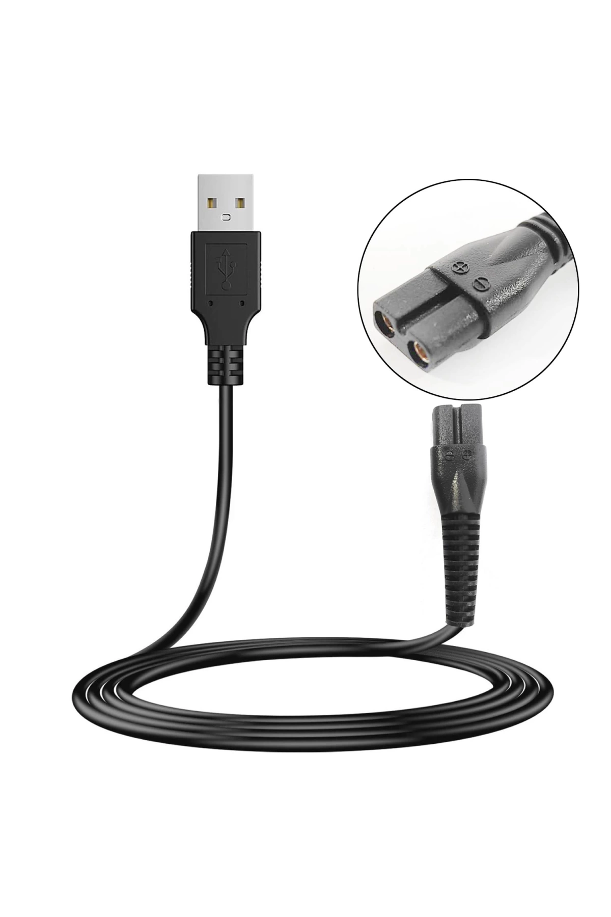 G-53513 Güç Power Tıraş Kablosu Usb 1 Metre Siyah No 13