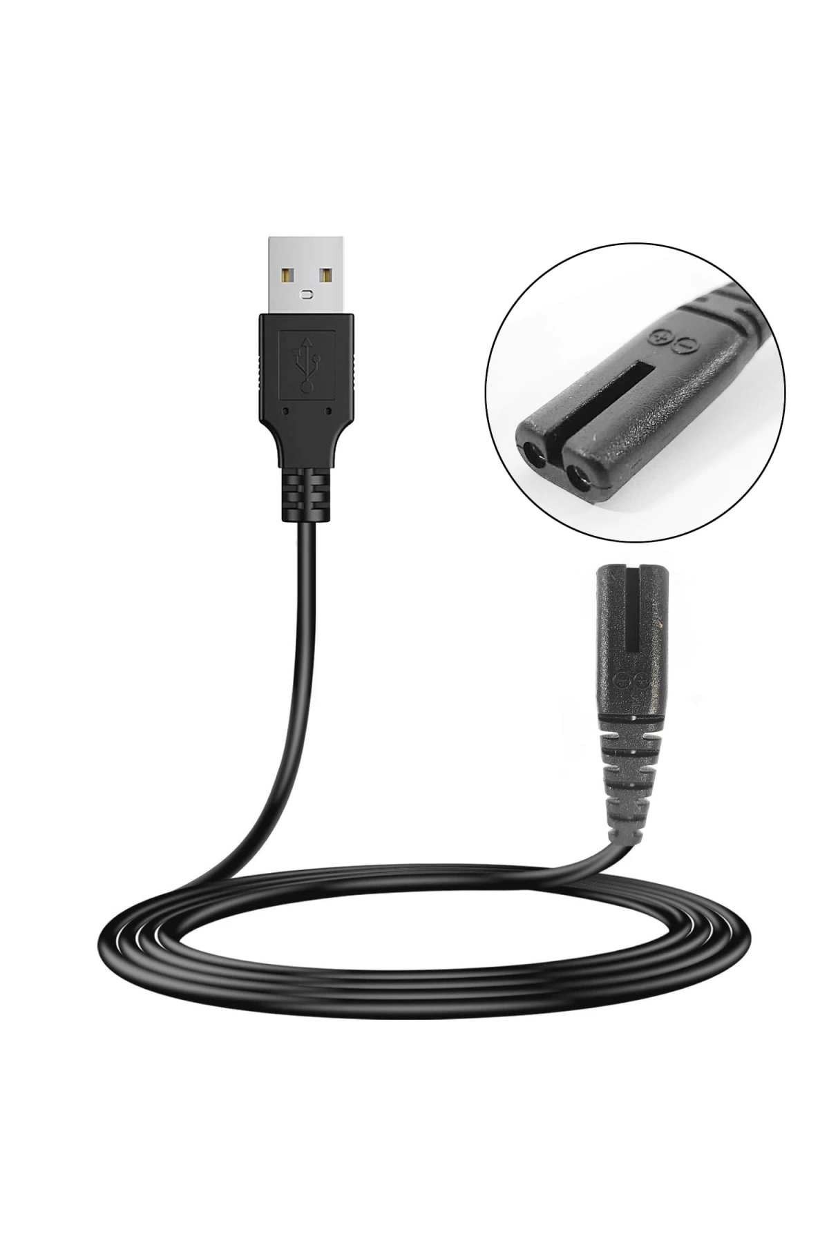 G-53516 Güç Power Tıraş Kablosu Usb 1 Metre Siyah No 16