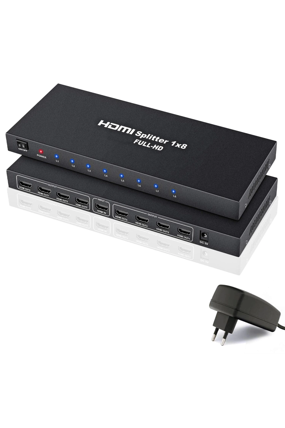 Gabble Gab-Hs08 Hdmi Splitter 1 Giriş 8 Çıkış