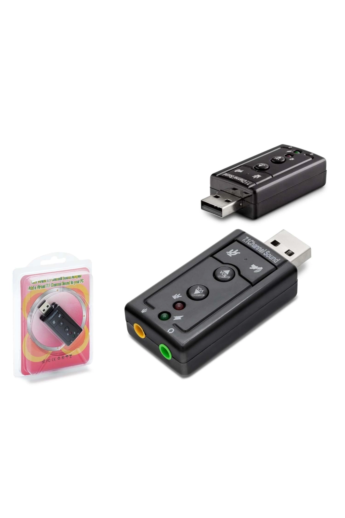 Gabble Gab-U717 Usb Ses Kartı 7.1 Mikrofonlu