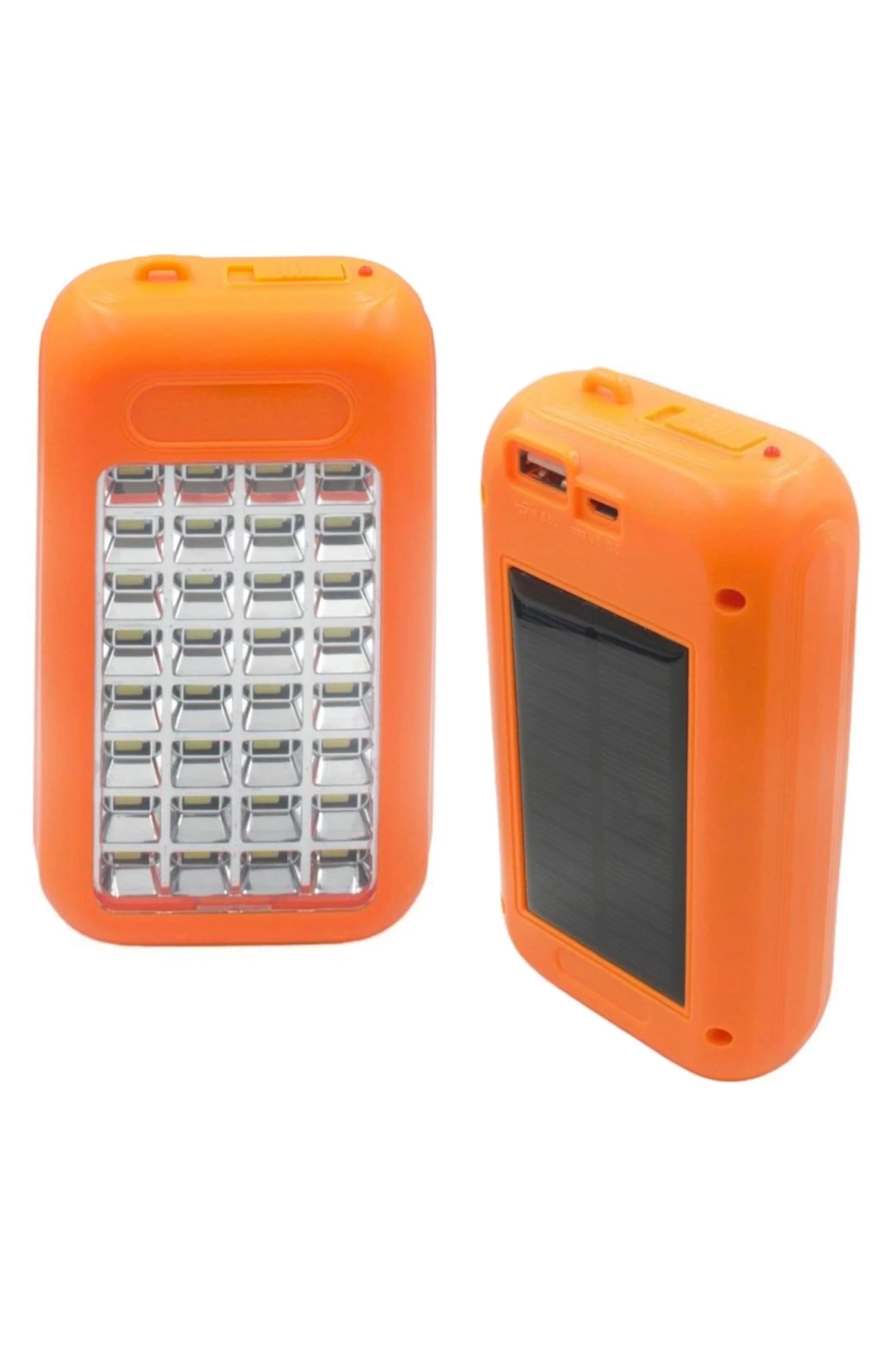 Gold Silver Gs-875 Solar Kamp Lambası Acil Durum Işığı Telefon Şarjlı 32 Smd Led