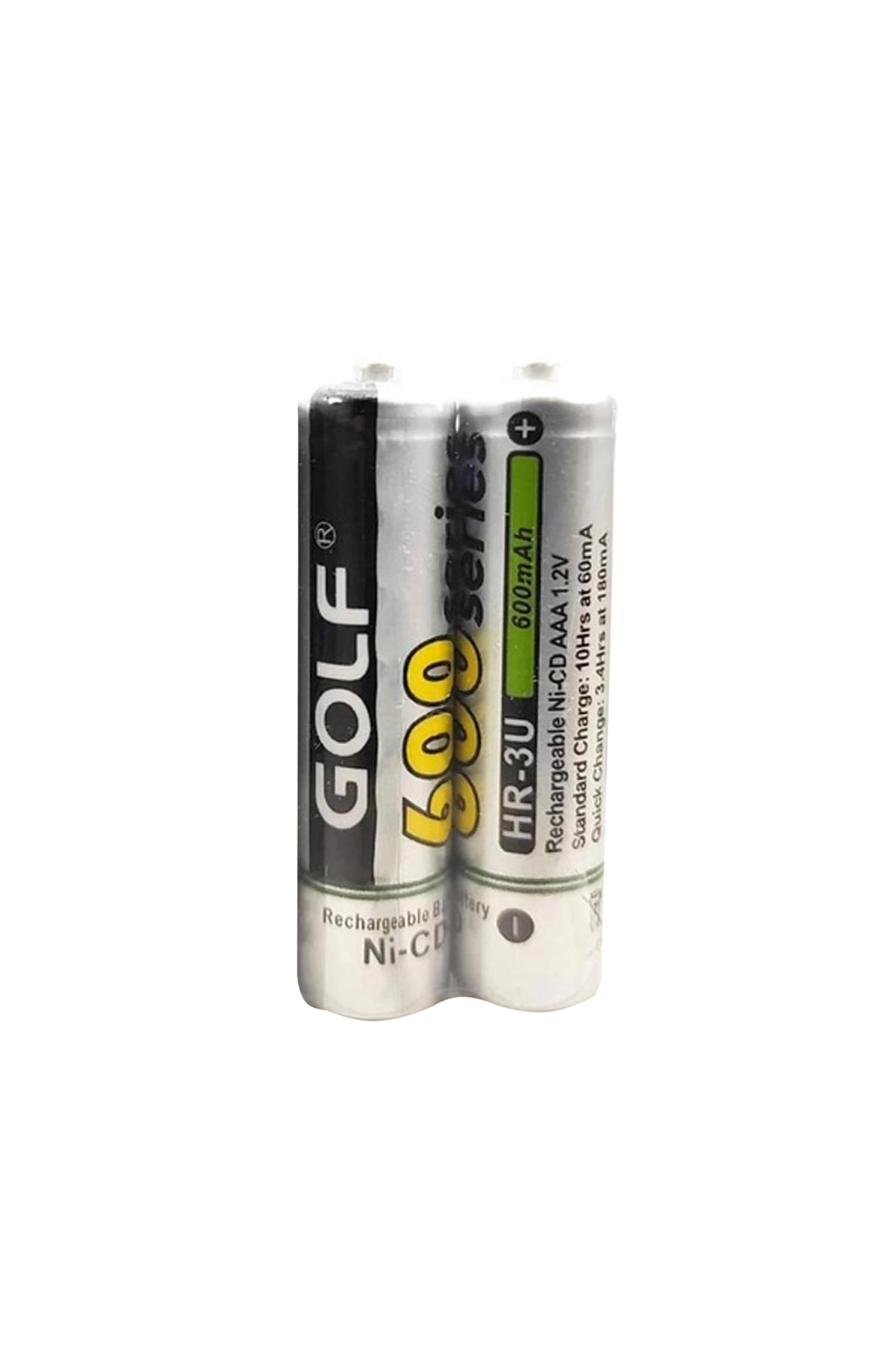 Golf Hr-3u Şarjlı Pil Aaa İnce Kalem 600 Mah 600 Serises Ni-cd 2li Paket