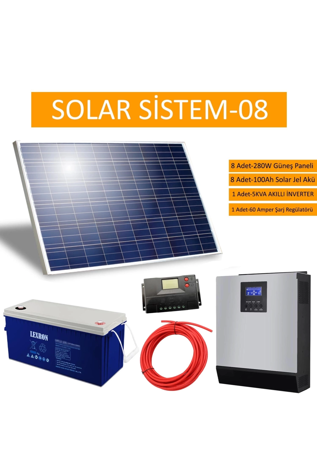 Güneş Enerji Solar Panel Paket-08