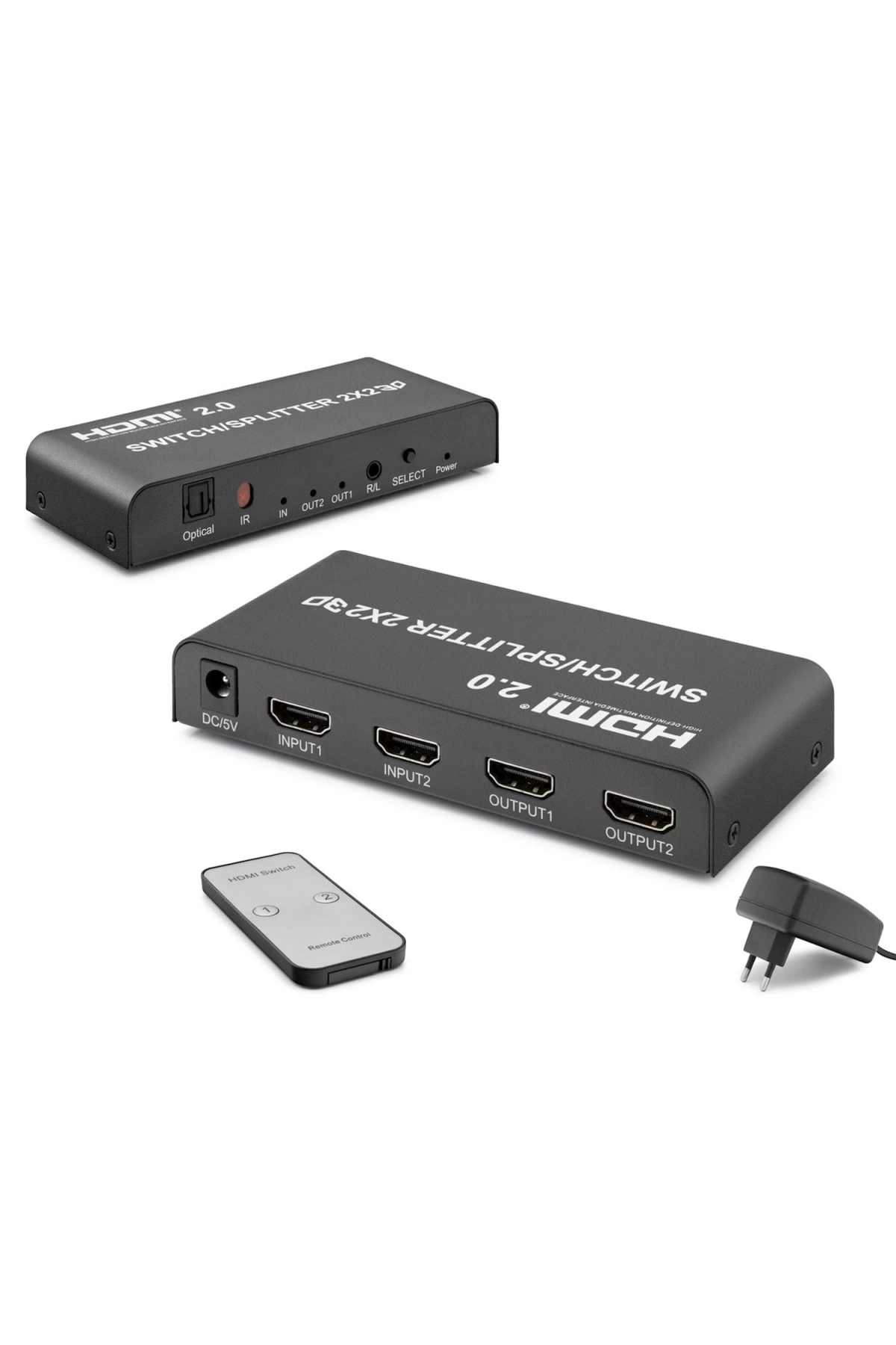 Hadron Hd-271 Hdmi Splitter 2 Giriş 2 Çıkış Switch