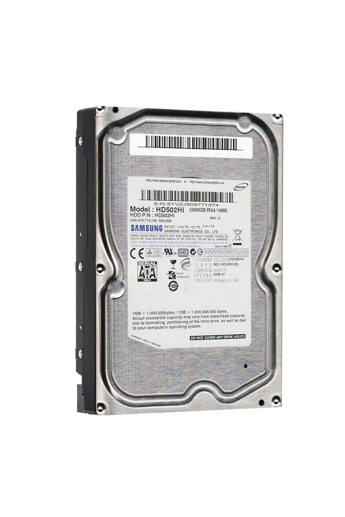 Harddisk 500gb 5400rpm Sata3 16mb Samsung