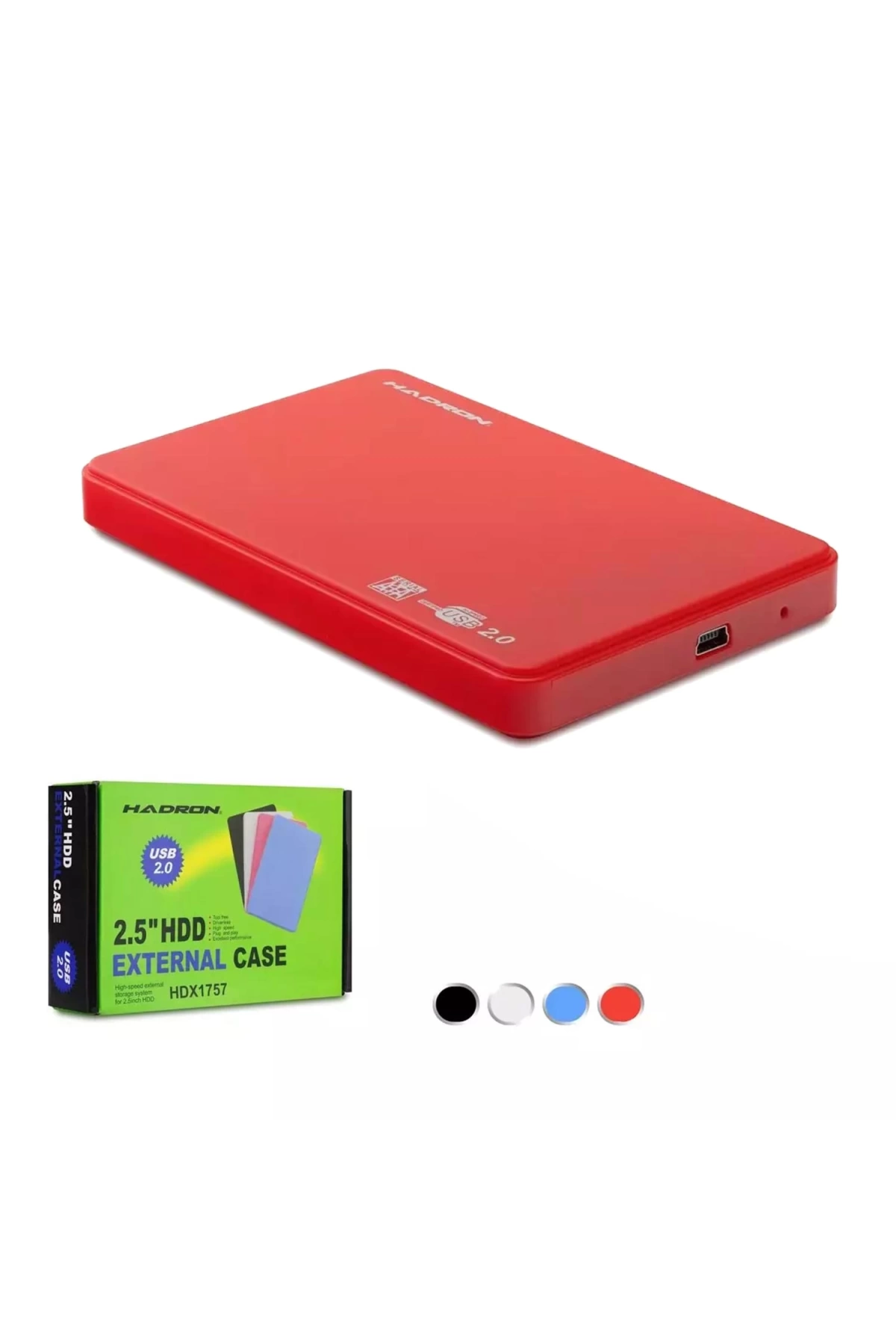 Harddisk Kutusu Ssd Hdd 2.5 Sata Usb 2.0 Hadron Hdx-1757