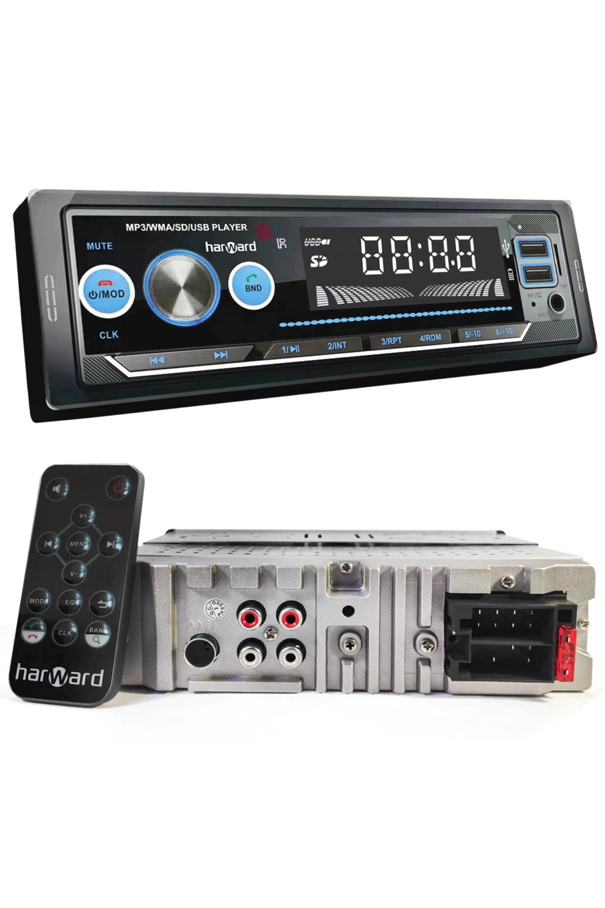 Harward Hr-mx5g Oto Teyp 4x50 Watt Bluetooth 2xusb Sd Fm Aux