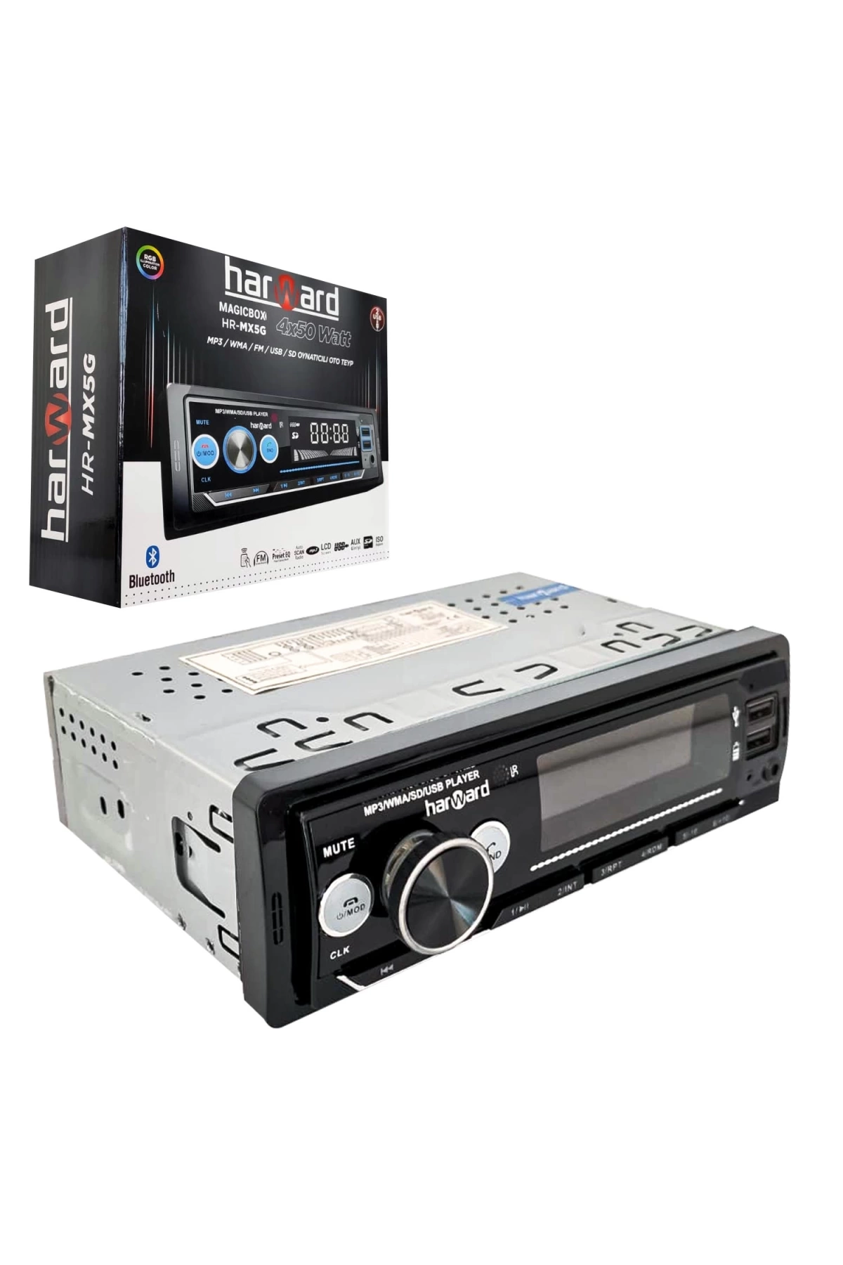 Harward Hr-mx5g Oto Teyp 4x50 Watt Bluetooth 2xusb Sd Fm Aux