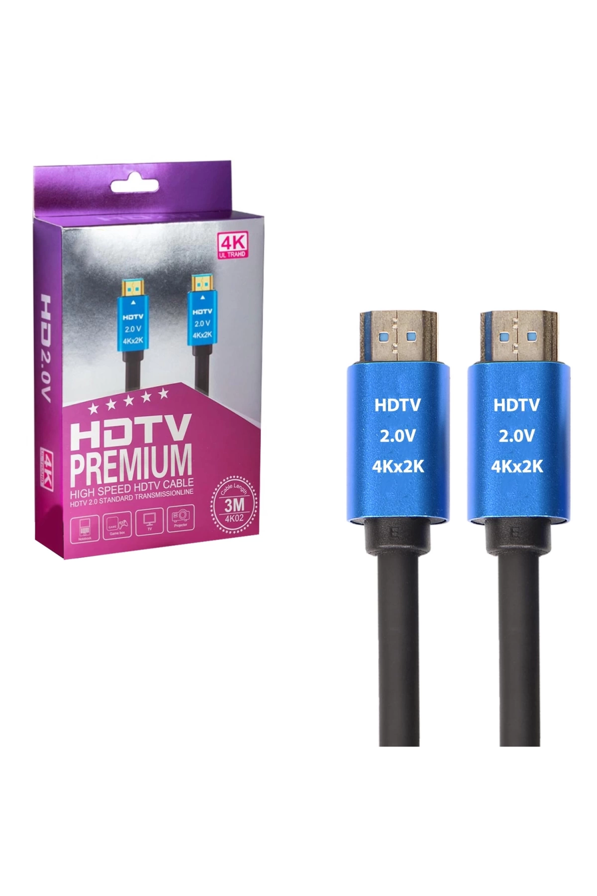 Se-3m4k Hdmi Kablo 2.0v 2k 4k 3 Metre