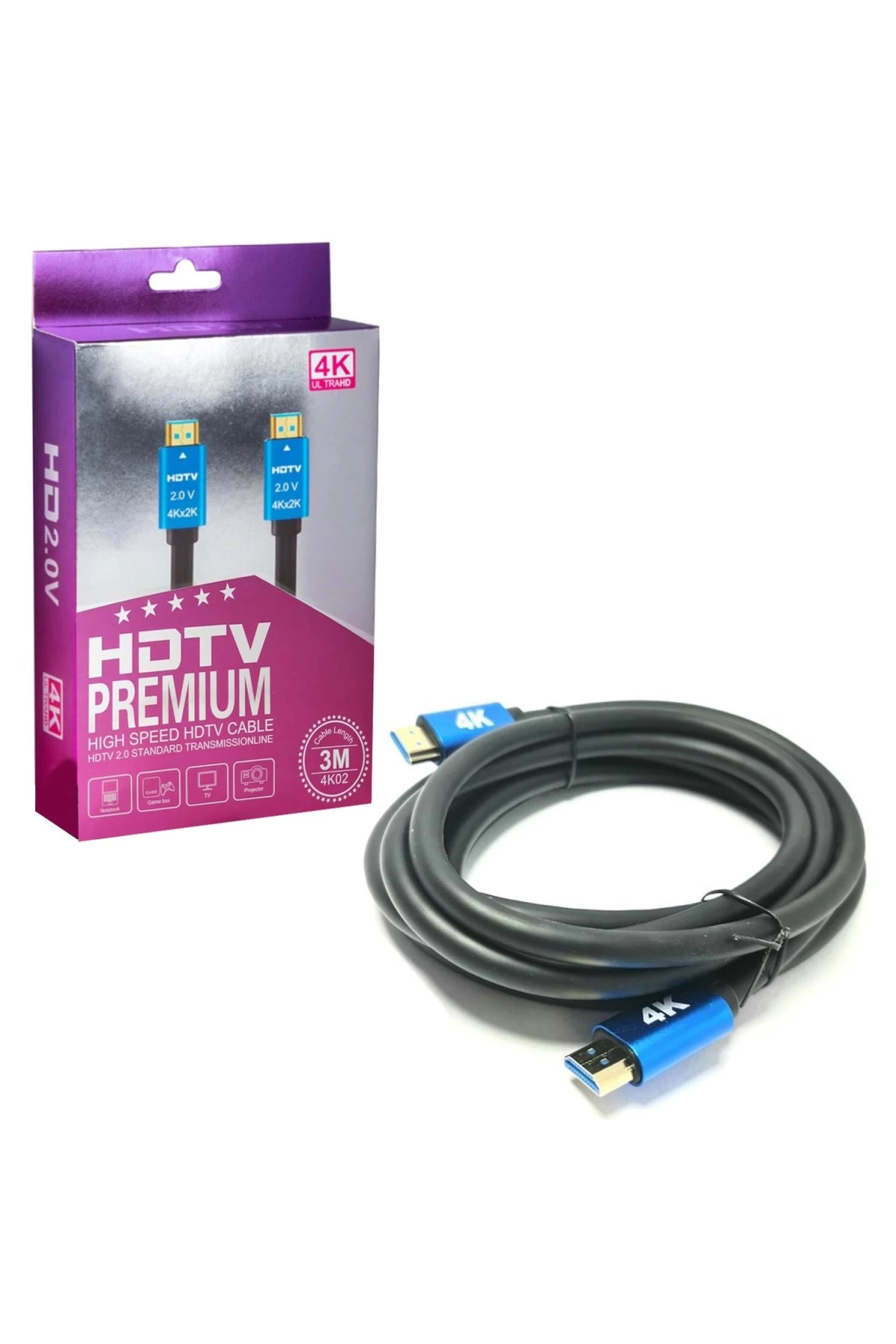 Se-3m4k Hdmi Kablo 2.0v 2k 4k 3 Metre