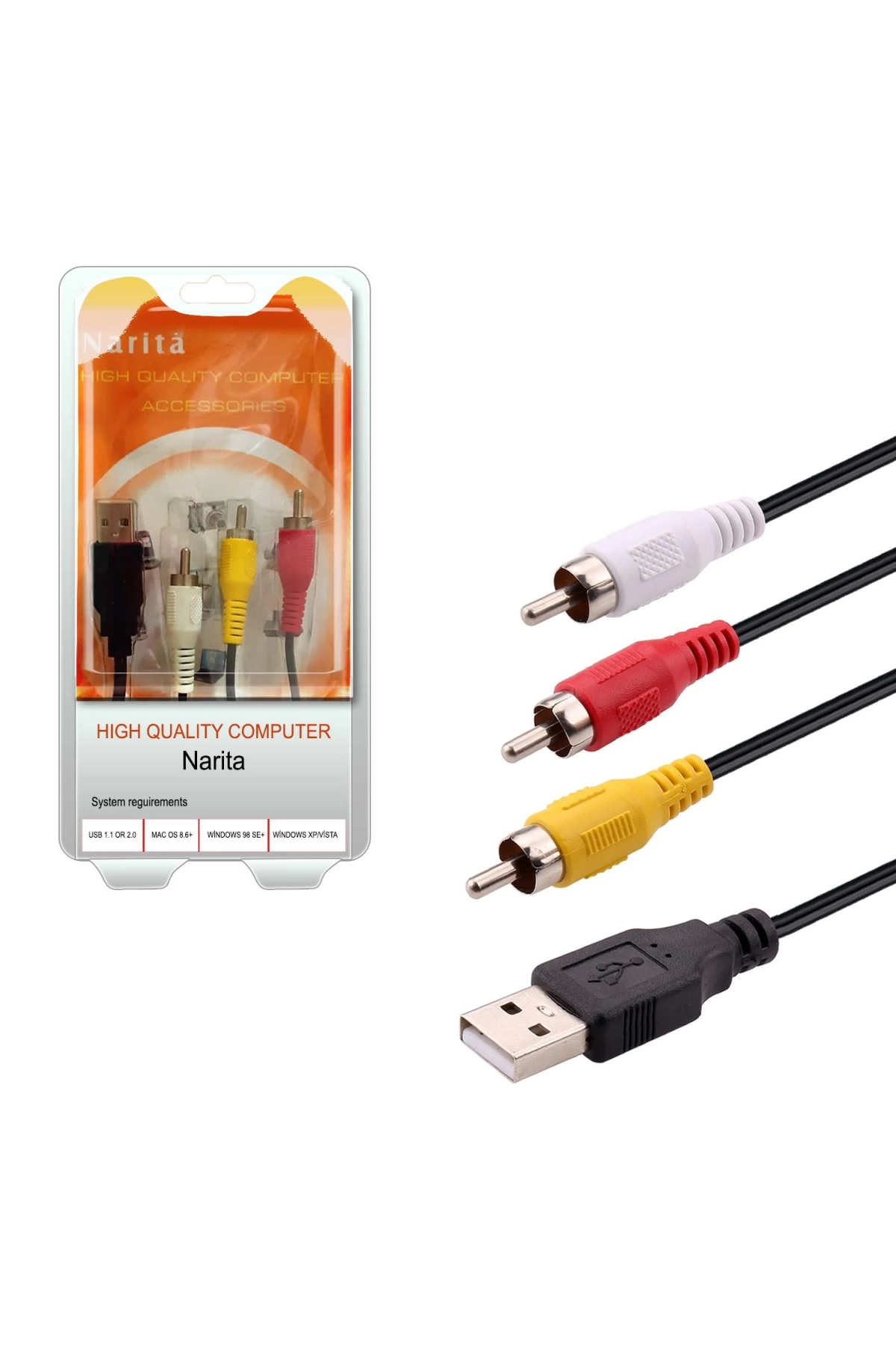 Kablo Usb 3rca Narıta